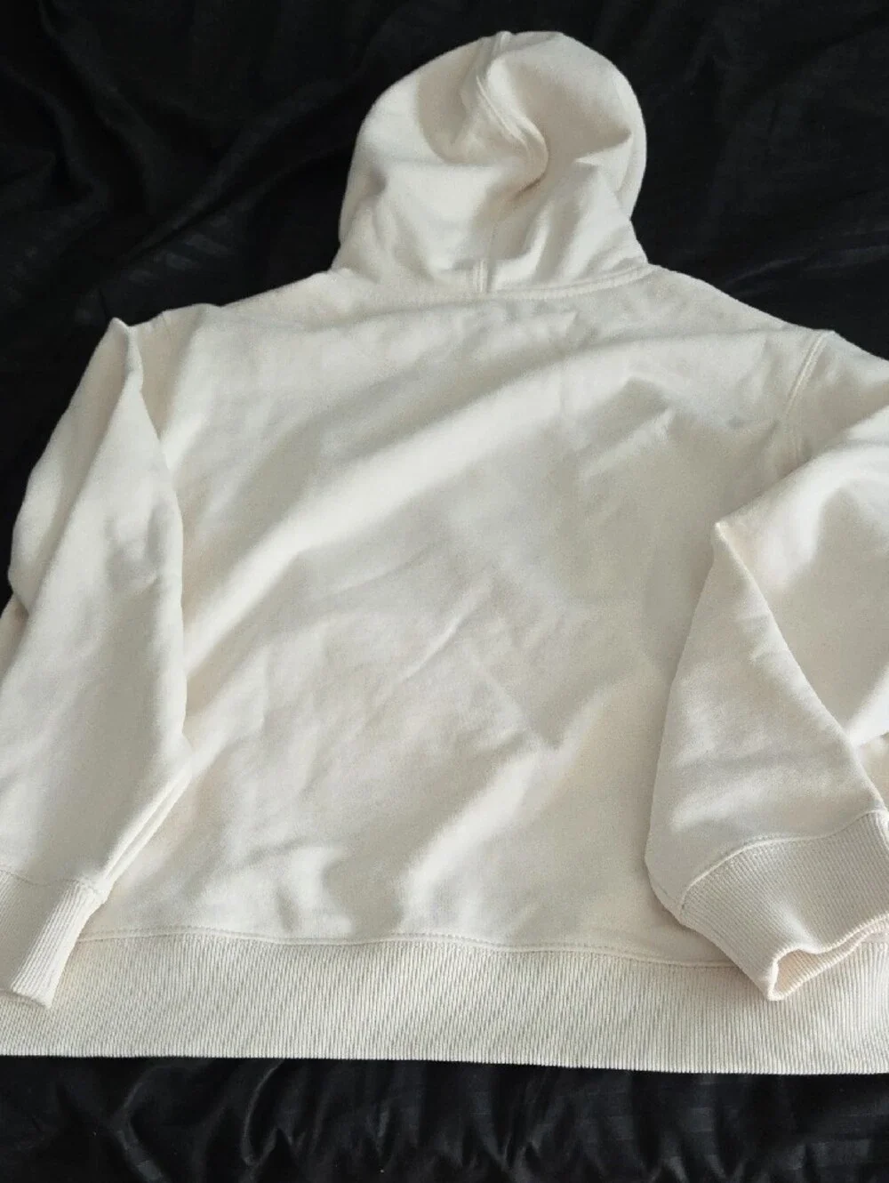 Coach Cream Crewneck Hoodie with Signature Logo Patch